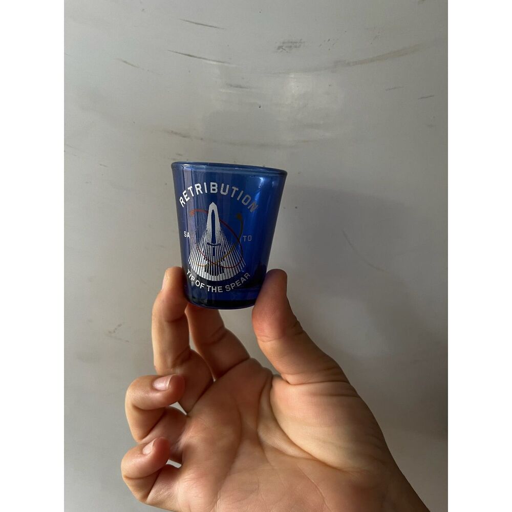 call of duty 2013 " retribution tip of the spear" shot glass